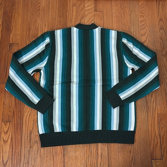 Bogey Boys Seeing Green Cardigan Sweater Green Men’s size L NWT golf preppy - Picture 4 of 10